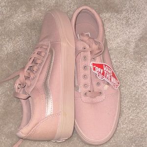 Vans old skool baby pink sneakers
